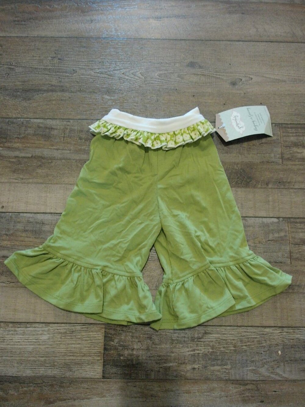 Persnicket Lime Bell Pant